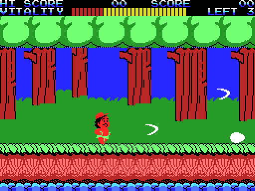 타카하시 명인의 모험도, 원더보이 (高橋名人の冒険島 / Adventure Island, Wonder Boy)